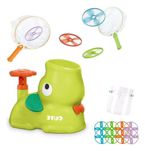 Brinquedo Lançador De Discos Voadores Flydisc Outdoor Para C - Imagem 7