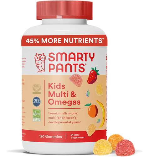 Vitamina B-12 Marca Smartypants, 24 Mg, 120 Comprimidos