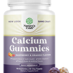 Gomas De Cálcio De Absorção Para Mulheres Com Vitamina D3 -