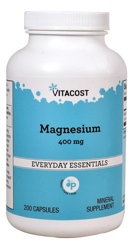 Vitacost Magnésio - 400 Mg - 200 Cápsulas