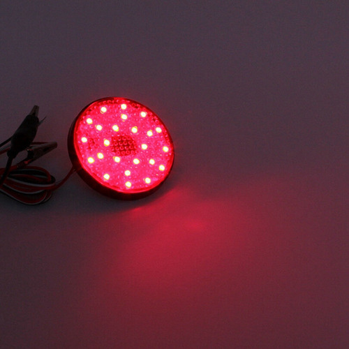 1 Par De Refletor De Pára-choque Traseiro Led Redondo De 5,8 - Imagem 6