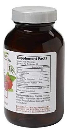 Pastilhas De Sabugueiro Therazinc Da Quantum Health, Feitas - Imagem 5