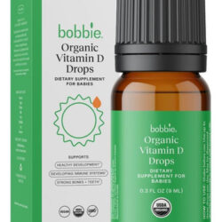 Gotas Orgânicas De Vitamina D Para Bebês Bobbie, Suplemento