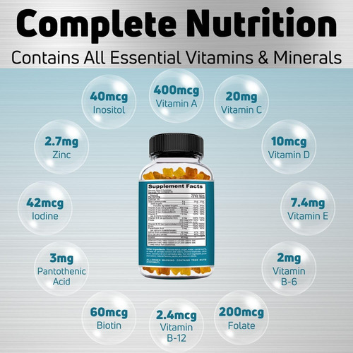 Vitaminas De Goma Nuelation Para Crianças Fornecimento De 45 - Imagem 8