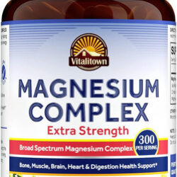 Complexo De Magnésio Vitalitown, 300 Mg De Magnésio Element