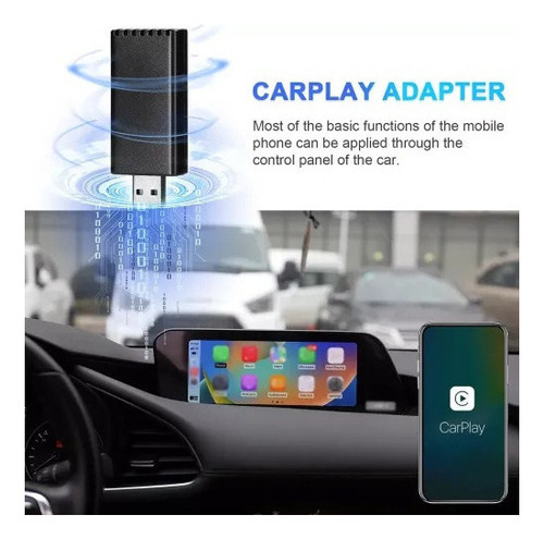 L Carplay Car Play Sem Fio, Com Fio - Imagem 4