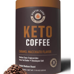 Mistura De Café Instantâneo Rapidfire Keto Coffee, Sabor Car