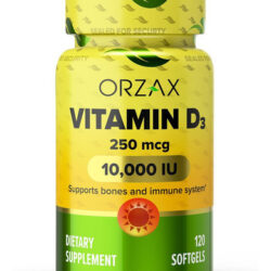 Orzax Vitamin Diu, Fornecimento Para 120 Dias, Suporta Siste