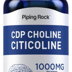 Piping Rock Cdp Colina Citicolina 1000mg | 60 Cápsulas | Sup