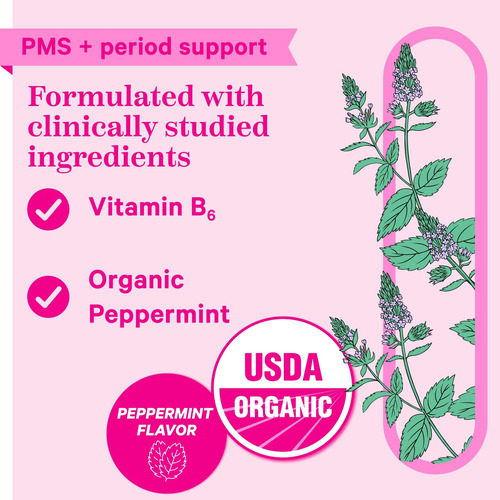 Pink Stork Organic Pms Support Sweets Para Adolescentes E Mu - Imagem 3