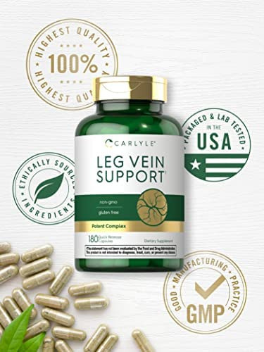 Suplemento Para Veias Da Perna Carlyle | 180 Cápsulas | Apo - Imagem 5