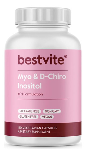 Suplemento De Myo-inositol E D-chiro Inositol (120 Cápsulas,