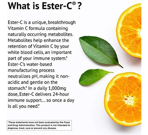 Vitamina C Ester-c 500 Mg 225 Comprimidos - Imagem 3