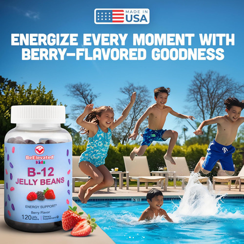 Beelevated B12 Jelly Beans - Gomas De Vitaminas Mastigáveis - Imagem 5