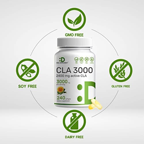 Cla Ultra Forte 3000mg | 240 Cápsulas Gelatinosas, Ácido Lin - Imagem 3