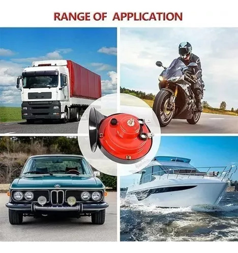 12v Super Forte Chifre Carro Moto Caminhão Van* - Imagem 4
