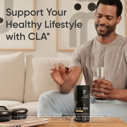 Sports Research Cla - 1250mg Com Ácido Linoléico Conjugad... - Imagem 5