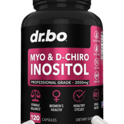 Cápsulas De Suplemento De Myo-inositol E D-chiro Inositol -