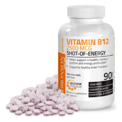 Vitamina B-12 Marca Bronson, 2500 Mcg, 90 Comprimidos