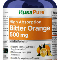Nusapure Laranja Amarga 500mg 200 Cápsulas Vegetarianas (veg