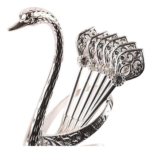 Conjunto De Colheres De Café Para Sobremesas Silver Holder - Imagem 5