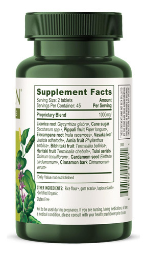 Fórmula Pulmonar Banyan Botanicals - Suporte Respiratório Or - Imagem 3
