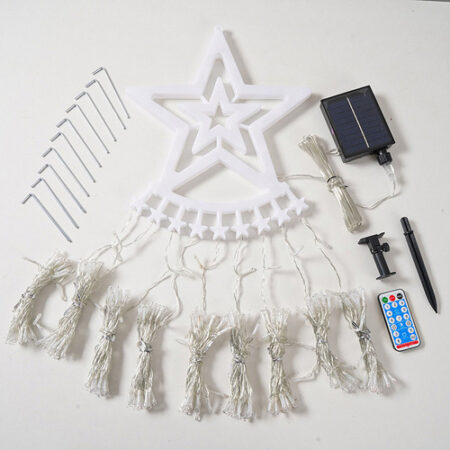 Decoração Solar De Natal Led Strip Light Enfeites De Árvore — foto 5