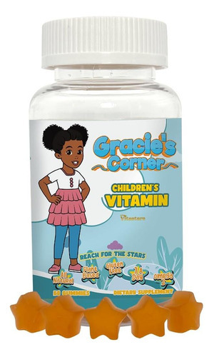 Gracies Corner Stars Kids Gomas Multivitamínicas Com Ômega 3
