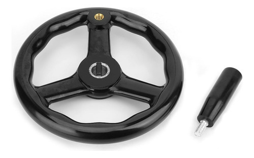 Y Volante De Torno De Baquelite Antiderrapante Preto De 3 - Imagem 2