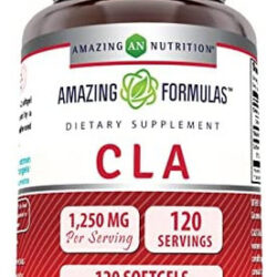 Fórmulas Incríveis Suplementos Cla 1250mg 120 Cápsulas Soft