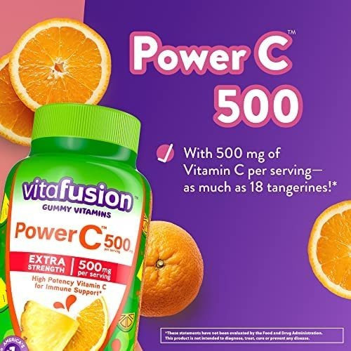 Vitamina C Vitafusion 500 Mg 92 Gomitas - Imagem 4