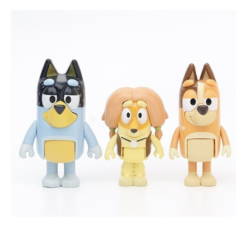 // S 12 Peças De Presente De Brinquedo Modelo Bluey Para - Imagem 7