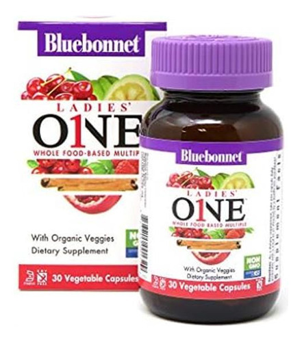 Bluebonnet Nutrition Ladies Uma Cápsula De Vegetais Orgânic - Imagem 3