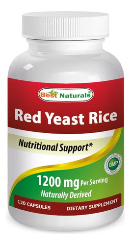 Best Naturals, Arroz Com Fermento Vermelho, Cápsulas De 600