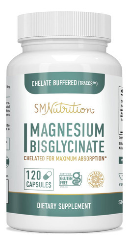 Glicinato De Magnésio 400mg | 100% Quelatado Com Traacs® Par