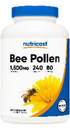 Suplemento Nutricost Bee Pollen 240 Cápsulas 80 Porções - Imagem 2