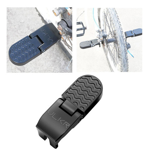 2 Peças Pedais Traseiros De Bicicleta Leves Pedaleira 10 Mm - Imagem 6