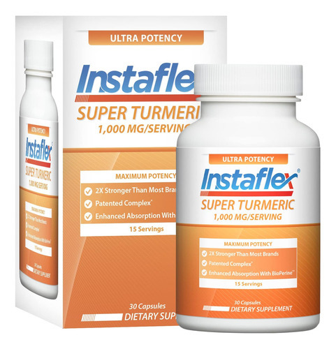 Instaflex Super Turmeric - 1000 Mg De Curcumina De Cúrcuma C - Imagem 2
