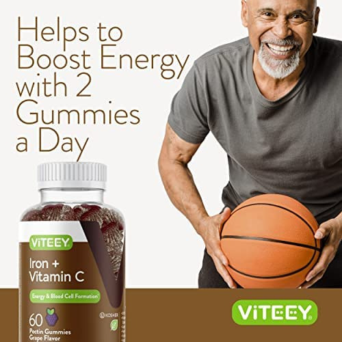 Gomas De Ferro 20 Mg + Vitamina C 26 Mg Para Deficiência De - Imagem 4