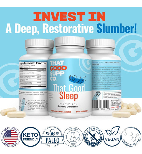 That Good Supp Co - That Good Sleep Night Time Sleeping Aid - Imagem 5