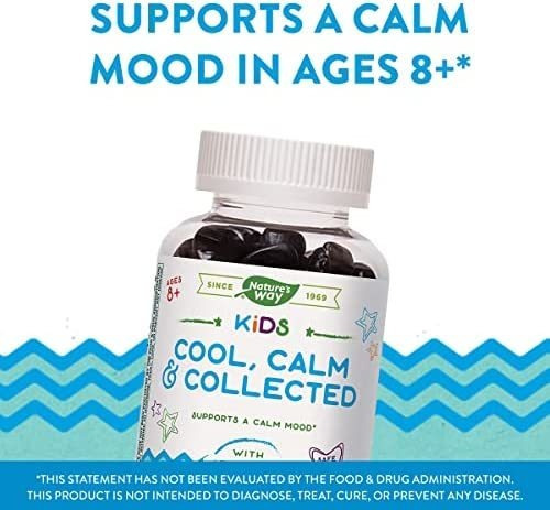 Nature's Way Kids Cool, Calm & Collected, Maiores De 8 Anos, - Imagem 3