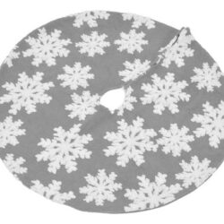 Padrões De Floco De Neve Fofos De Saia De Árvore De Natal Re