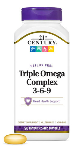 Vitaminas Do Século 21 Complexo Triplo Ômega Com Revestiment