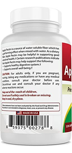 Best Naturals Pectina 700 Mg 120 Cápsulas - Imagem 5