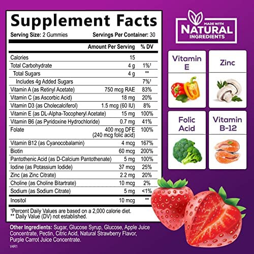 Gomas Multivitamínicas Para Adultos: Suporte Imunológico Pa - Imagem 2