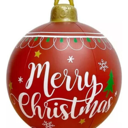 Bola Inflável Do Decoração Do Pvc Do Natal Gigante 80cm - Imagem 22