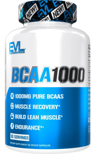 Suplemento De Aminoácidos Bcaas Para Homens - Evl 2:1:1 5...