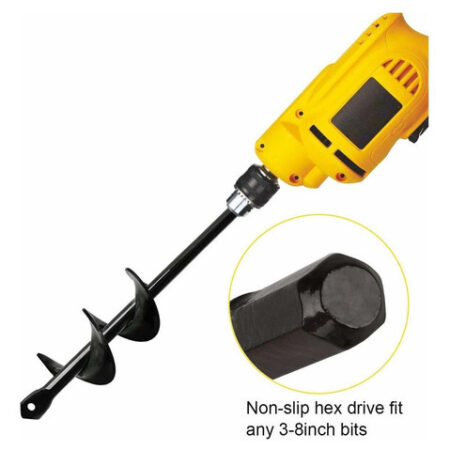 2 X Máquina Agrícola Faz Buraco Para Plantar 4x22cm A - Imagem 4