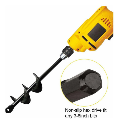 2 X Máquina Agrícola Faz Buraco Para Plantar 4x22cm A - Imagem 4