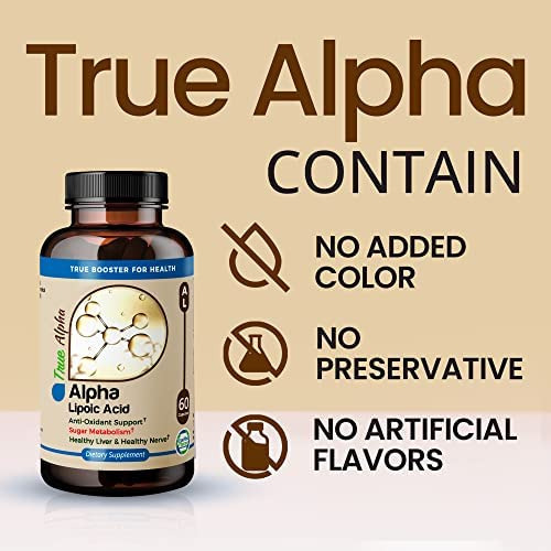 Truemed Alpha Lipoic Support Antioridant Sugar Metabolism Fí - Imagem 3